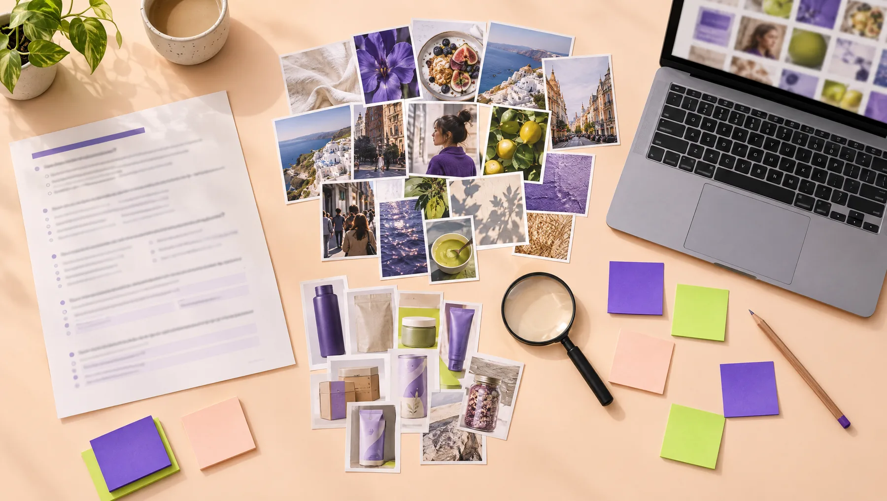 Keşif aşaması: araştırma ve moodboard